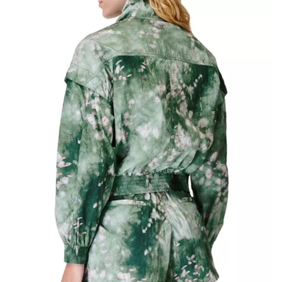 Sweaty Betty Anytime Floral Zip Up Jacket Size 6 - Picture 3 of 13
